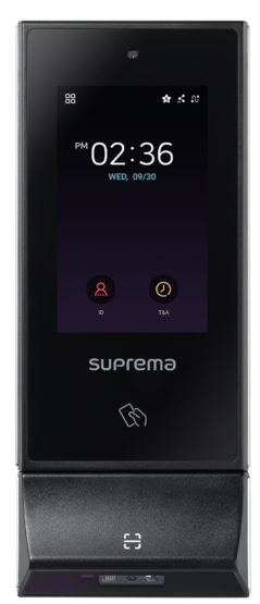 SUPREMA X-Station 2 - QDPB Prístupový terminál